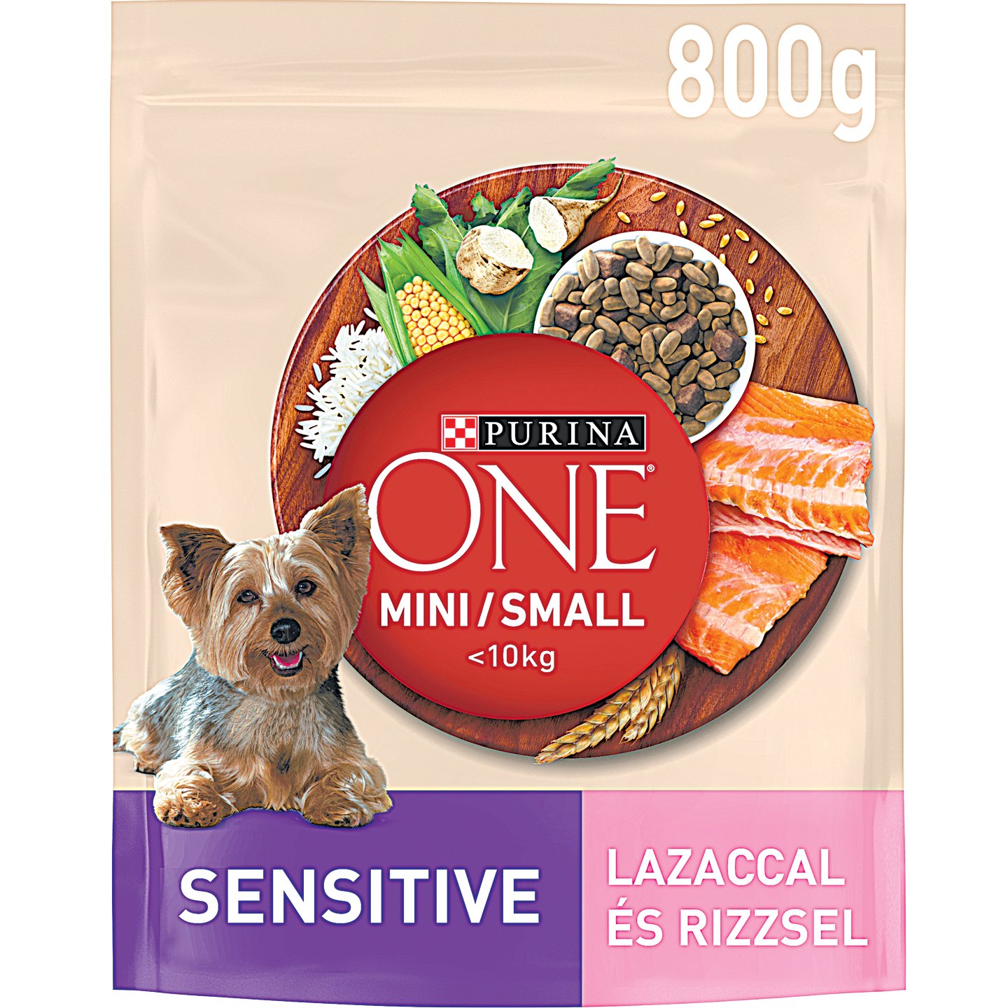 Purina One Mini Sensitive Száraz Kutyaeledel Lazaccal