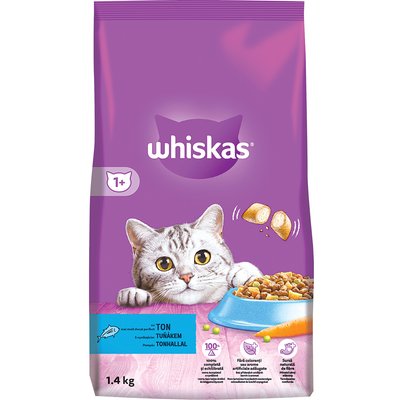 WHISKAS SZÁRAZ MACSKAELEDEL TONHALLAL termékképe