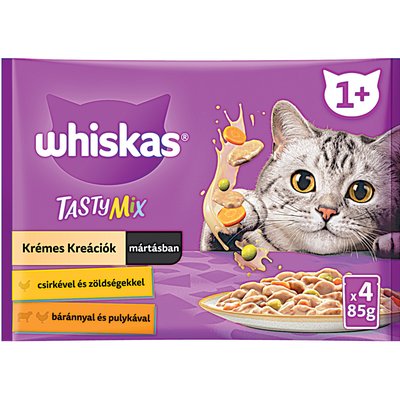 WHISKAS TASTY MIX MACSKAELEDEL MULTIPACK termékképe