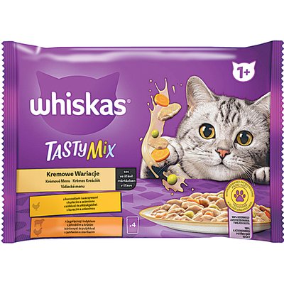 WHISKAS TASTY MIX MACSKAELEDEL MULTIPACK termékképe