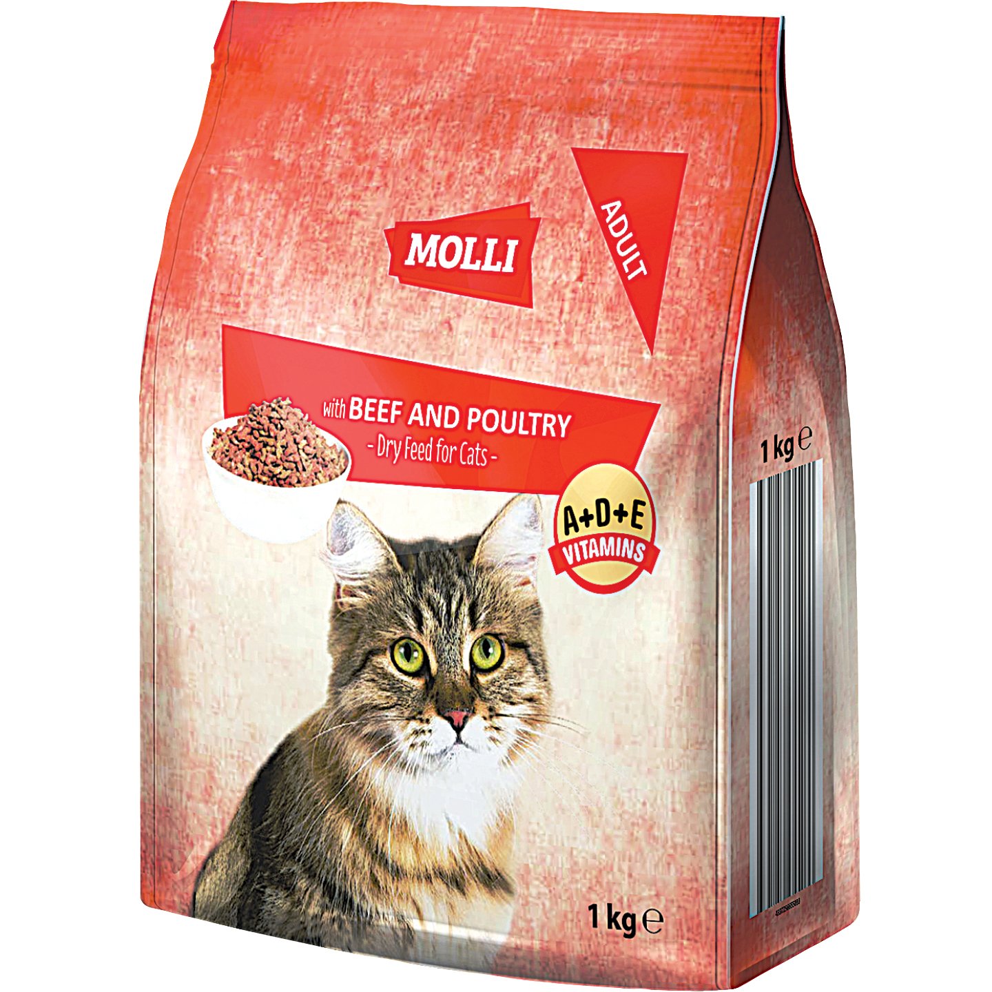 Molli Száraz Macskaeledel Marhával-baromfival