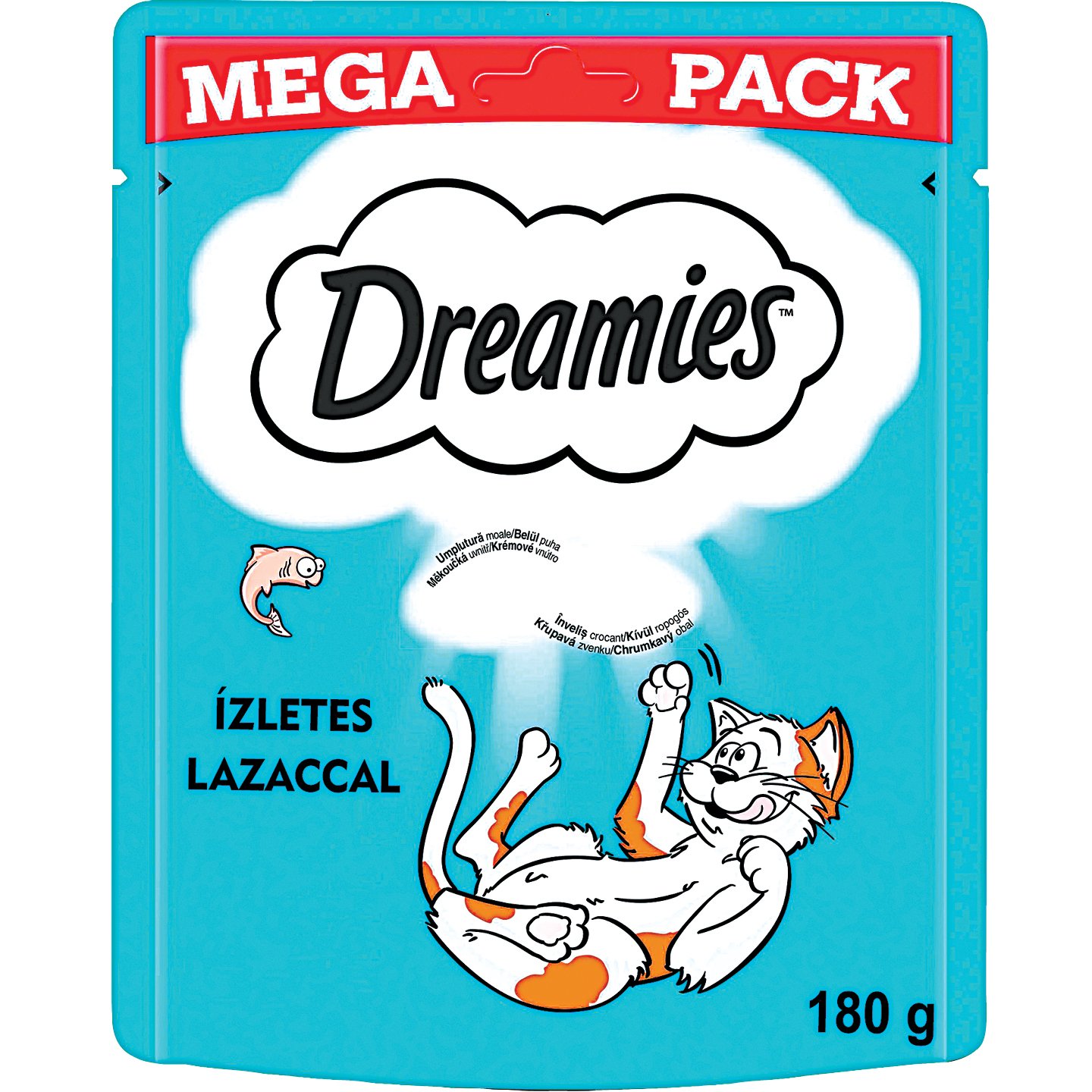 Dreamies Jutalomfalat Lazaccal