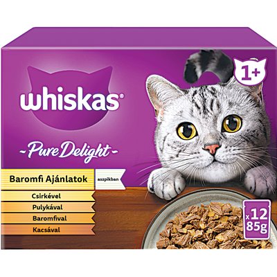 WHISKAS KLASSZIK MACSKAELEDEL MULTIPACK termékképe