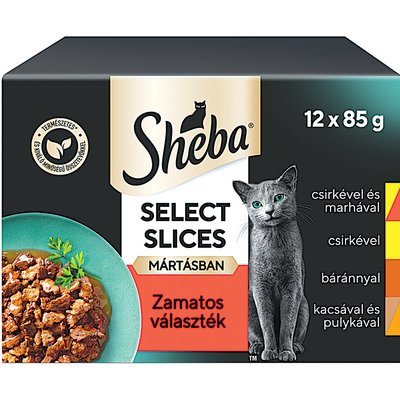SHEBA HÚSOS MACSKAELEDEL MULTIPACK termékképe