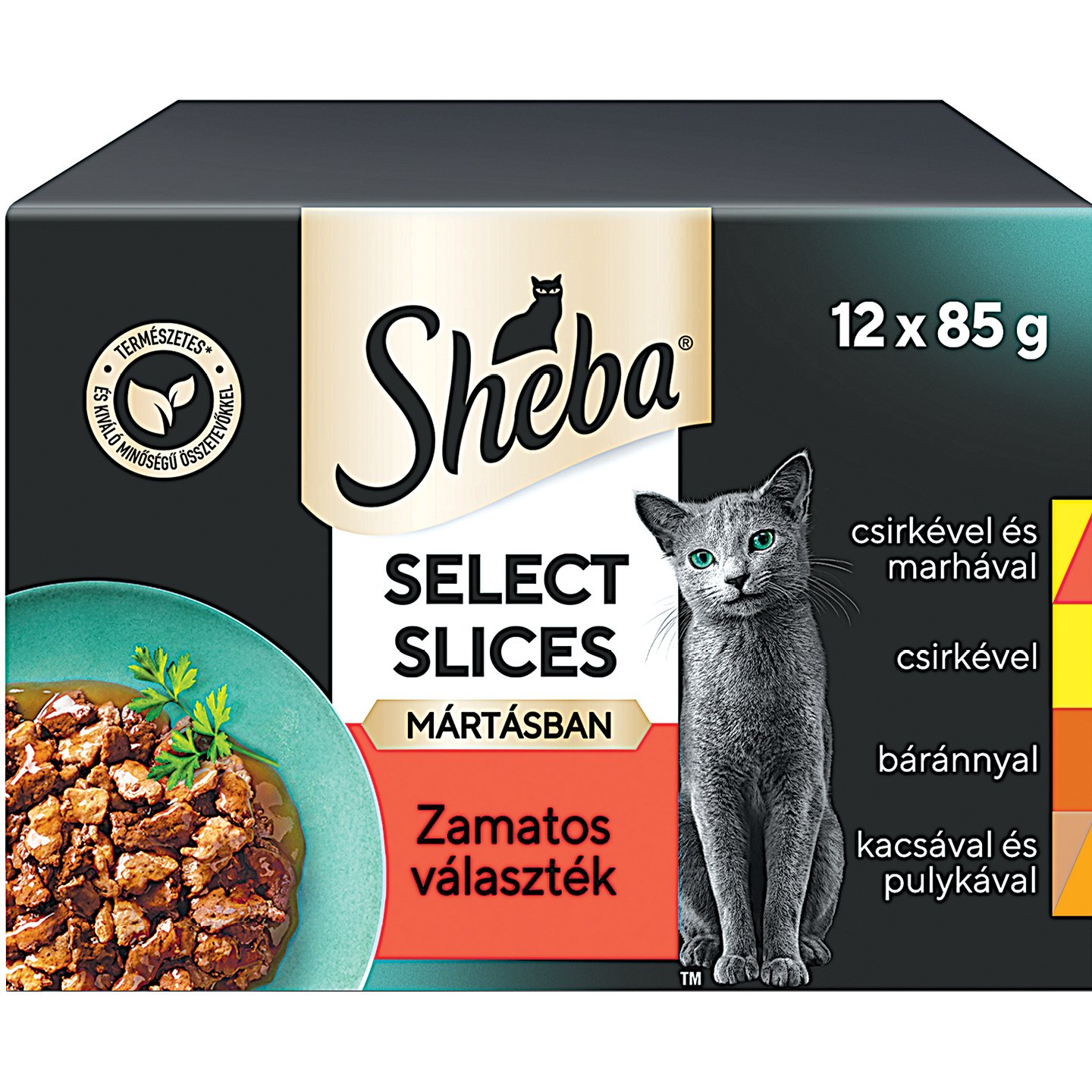 Sheba Húsos Macskaeledel Multipack