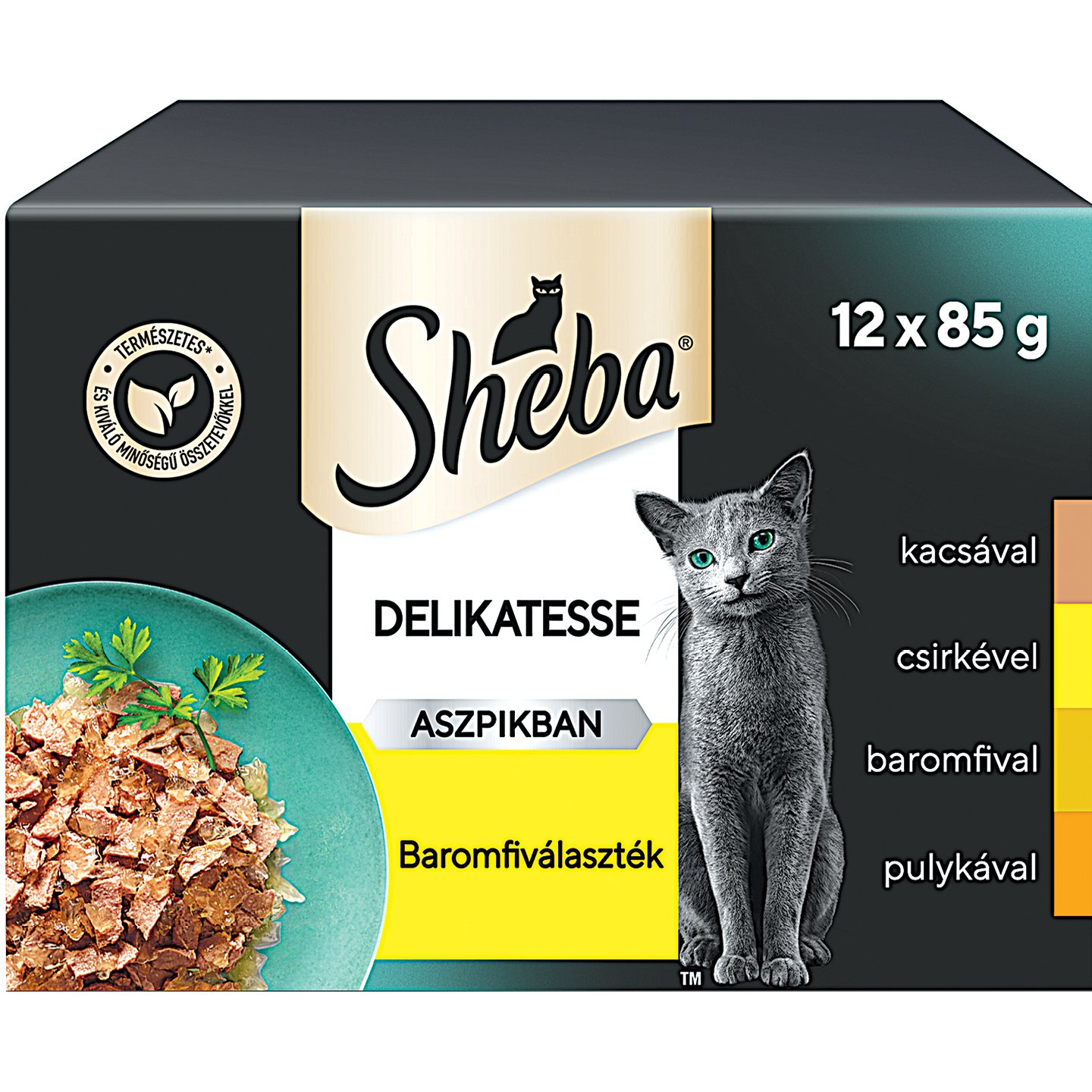 Sheba Szárnyas Macskaeledel Multipack