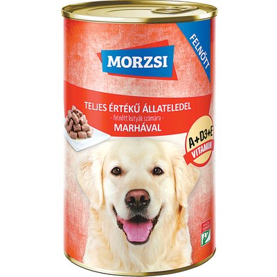 MORZSI KUTYAELEDEL MARHÁVAL termékképe
