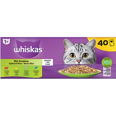 Image of WHISKAS ALUT.HAL HÚS MIX 40X85G