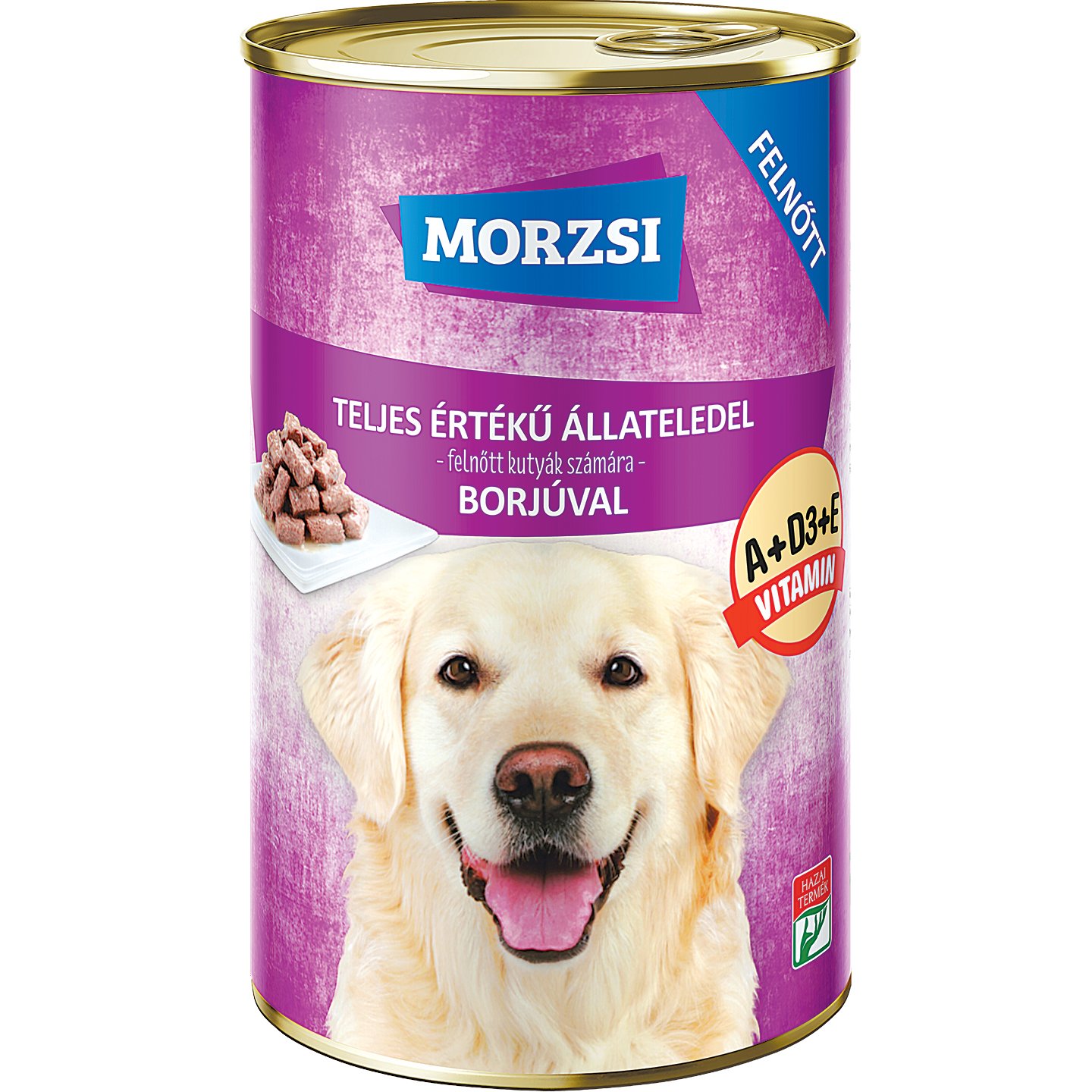 Morzsi Kutyaeledel Borjúval