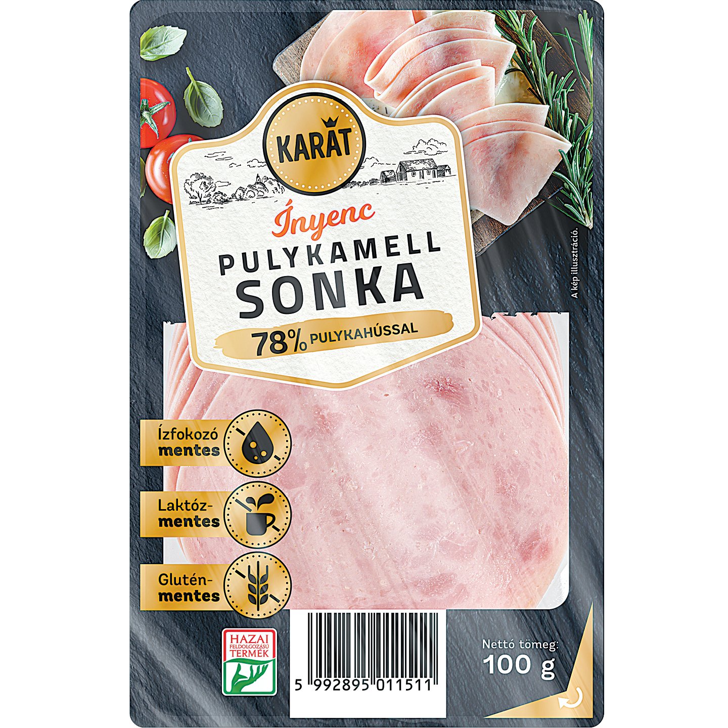 Karát ínyenc Pulykamell Sonka