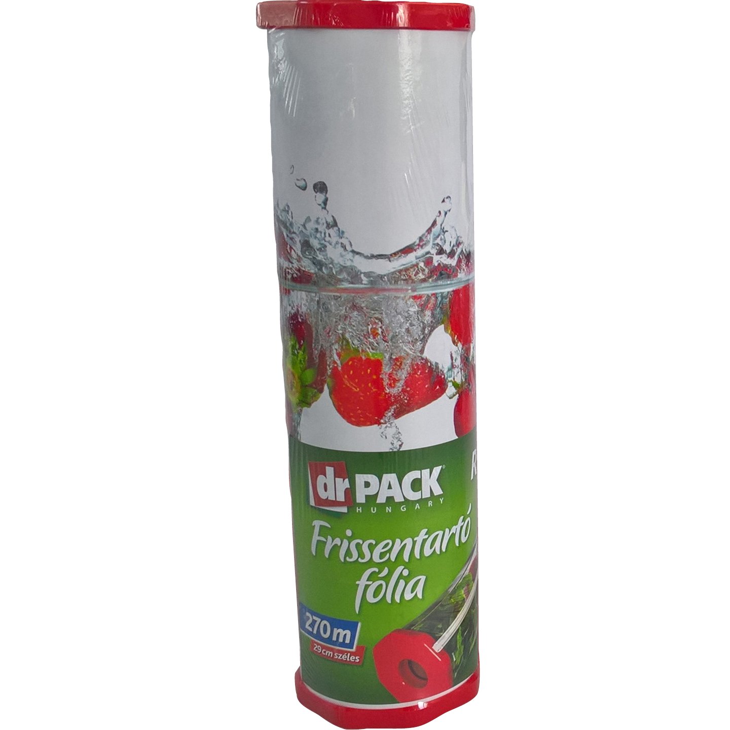 Dr. Pack Frissentartó Fólia Tartóban, Vágókéssel