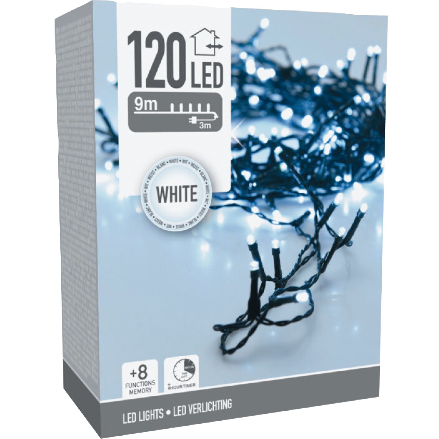 120 Led-es Fényfűzér