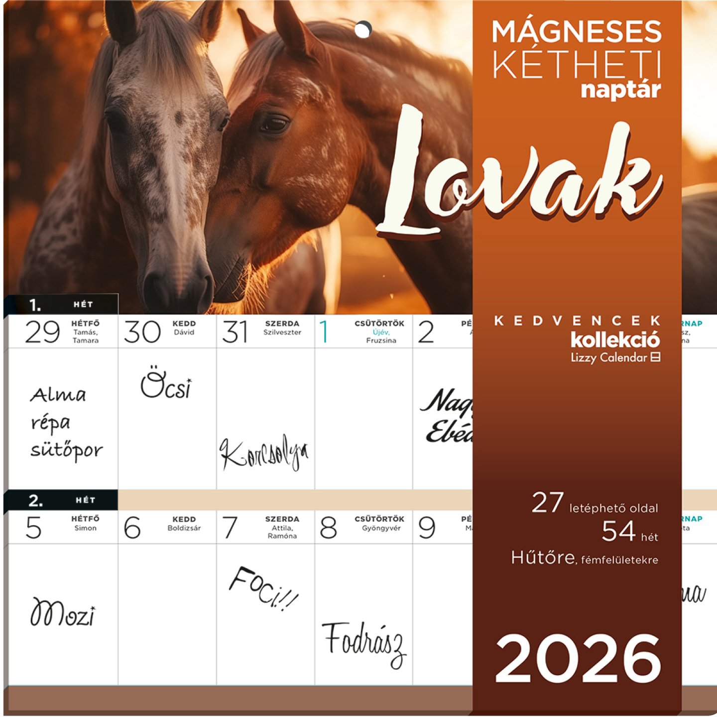 Mágneses Tervező Naptár