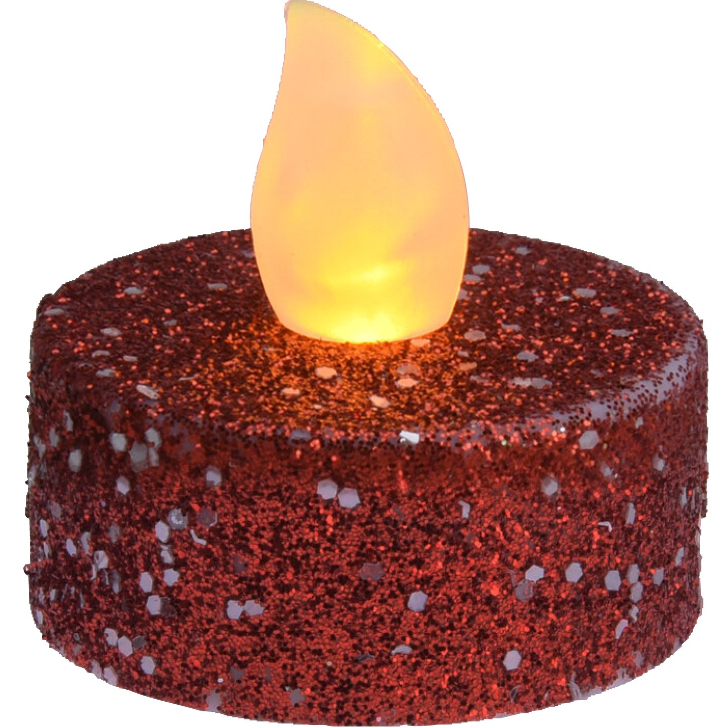 Glitteres Led-es Teamécses