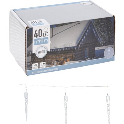40LED-ES JÉGCSAP ALAKÚ KARÁCSONYI VILÁGÍTÁS termékképe