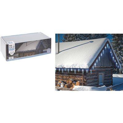 JÉGCSAP ALAKÚ 72 LED-ES  KARÁCSONYI VILÁGÍTÁS termékképe