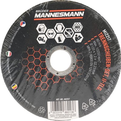 MANNESMANN VÁGÓKORONG SZETT termékképe