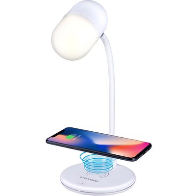 GRUNDIG ASZTALI LED LÁMPA HANGSZÓRÓVAL VEZETÉKNÉLKÜLI TÖLTŐVEL termékképe