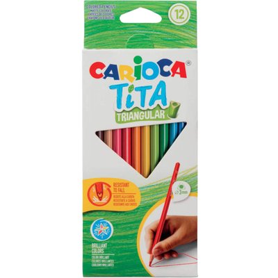 CARIOCA HÁROMSZÖGLETŰ SZÍNESCERUZA termékképe