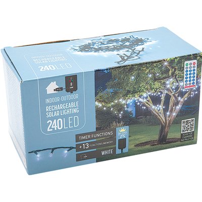 240 LED-ES SZOLÁR FÉNYFÜZÉR termékképe