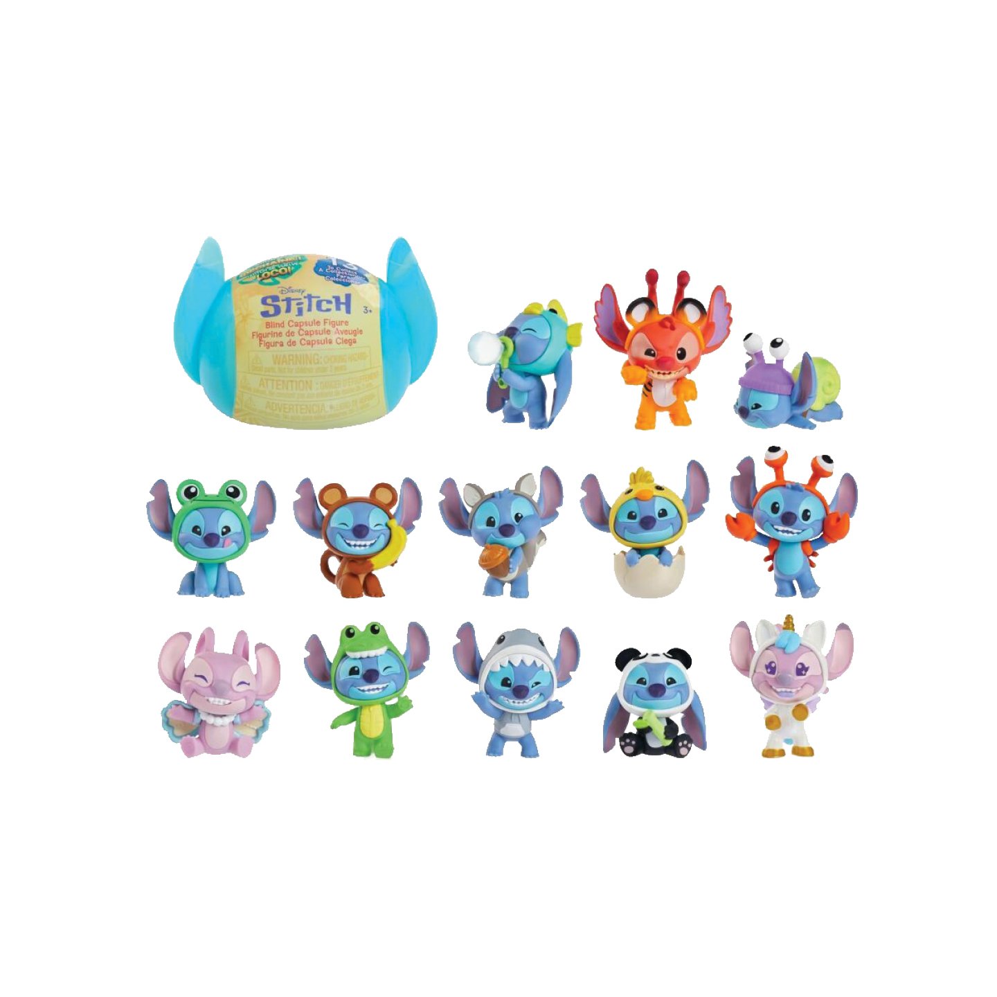 Stitch Kapszula Meglepetés Mini Figurával