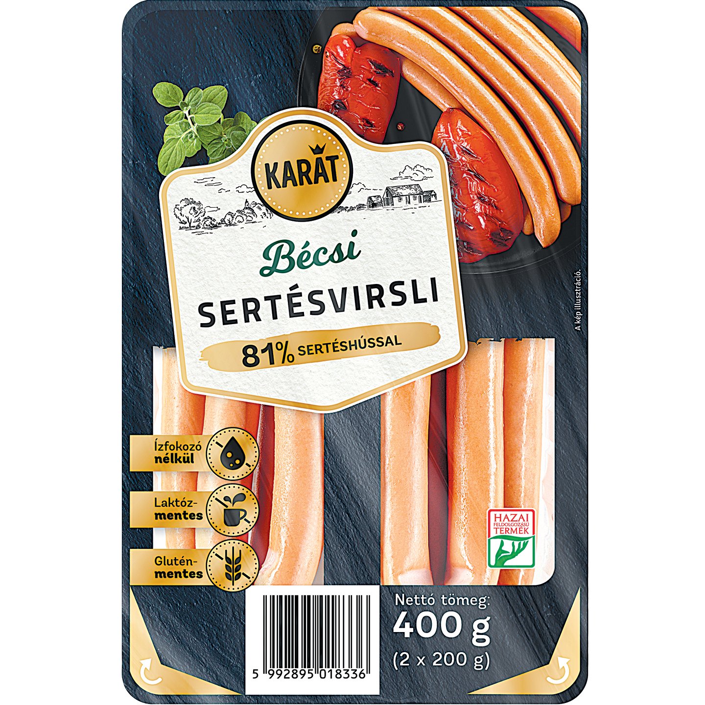 Karát Bécsi Sertésvirsli