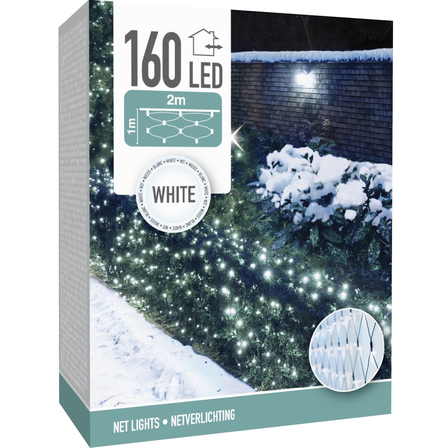 160 Led-es Hálós égősor