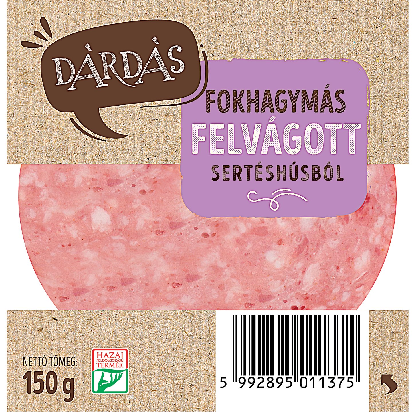 Dárdás Fokhagymás Felvágott