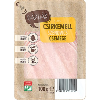 DÁRDÁS CSIRKEMELL SZENDVICS CSEMEGE termékképe