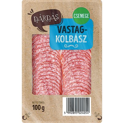DÁRDÁS CSEMEGE VASTAGKOLBÁSZ termékképe