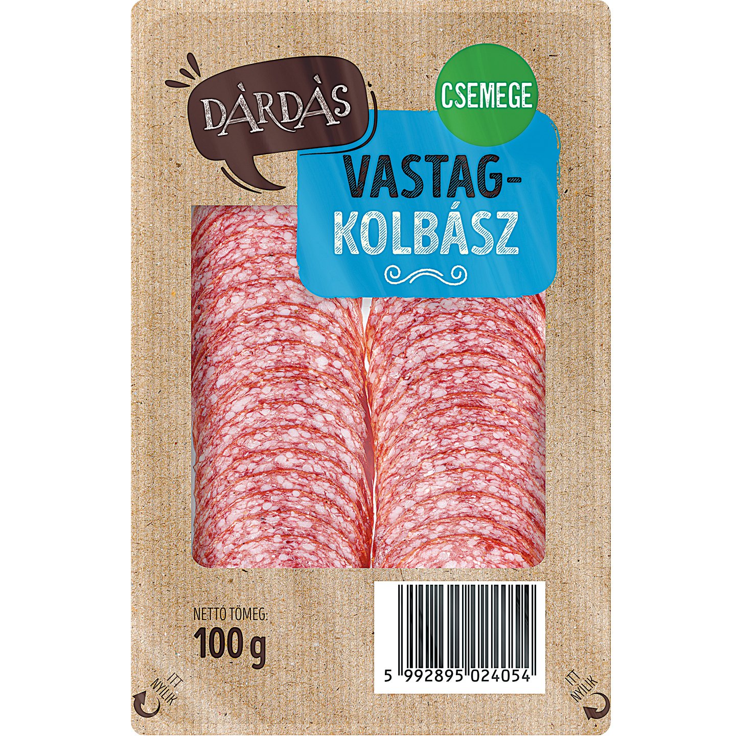 Dárdás Csemege Vastagkolbász