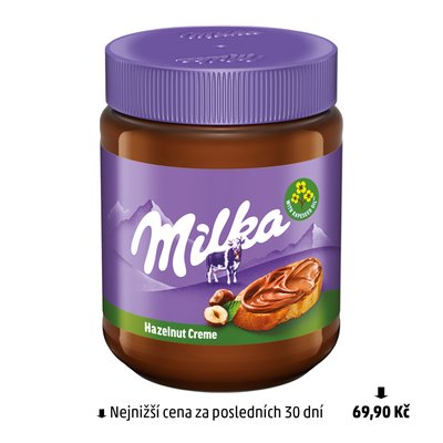 obrázek Lískooříšková pomazánka Milka