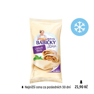obrázek Listové těsto Dobroty babičky Kláry