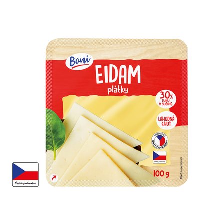 obrázek Sýr Eidam 30% plátky