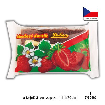 obrázek Perník jahodový dortík Dubea