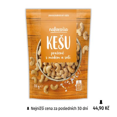 obrázek Kešu pražené Naturalia