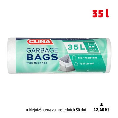 obrázek Pytle na odpadky 35l Clina