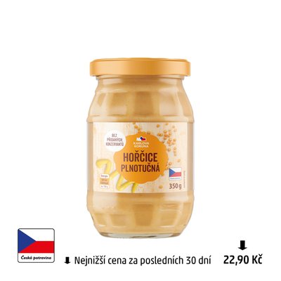 Image of Hořčice plnotučná Karlova Koruna