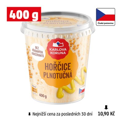 obrázek Hořčice kremžská Karlova Koruna