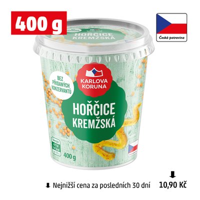 obrázek Hořčice plnotučná Karlova Koruna
