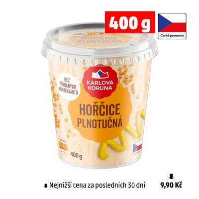 obrázek Hořčice plnotučná Karlova Koruna
