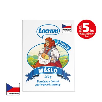 obrázek Máslo z Vysočiny Lacrum