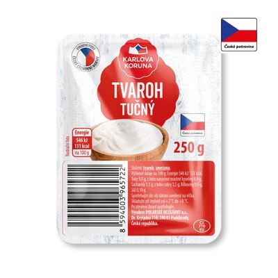 obrázek Tvaroh tučný Karlova Koruna