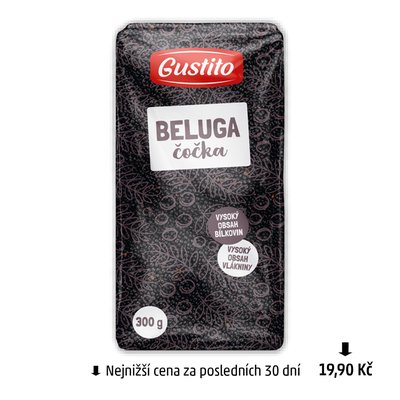 obrázek Čočka Beluga Gustito