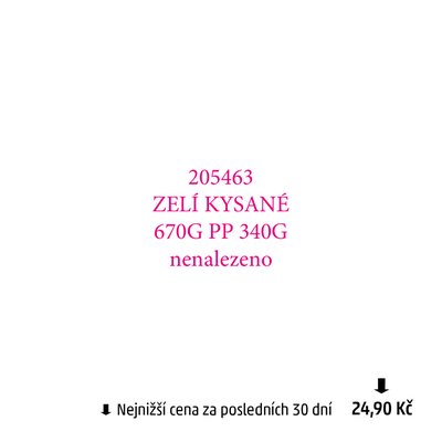 obrázek Zelí kysané