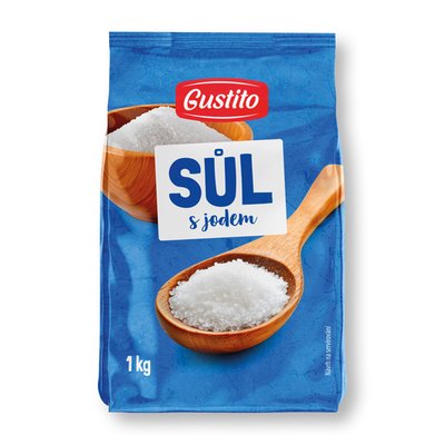 obrázek Sůl kamenná s jódem Gustito