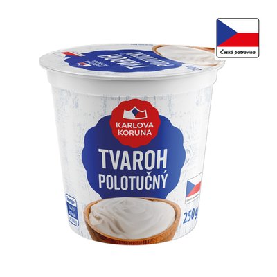 obrázek Tvaroh polotučný Karlova Koruna