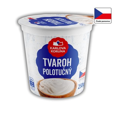 obrázek Tvaroh polotučný Karlova Koruna