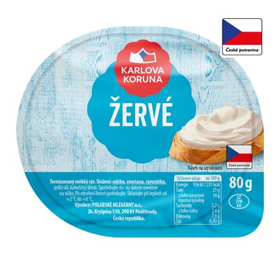 obrázek Sýr Žervé Karlova Koruna
