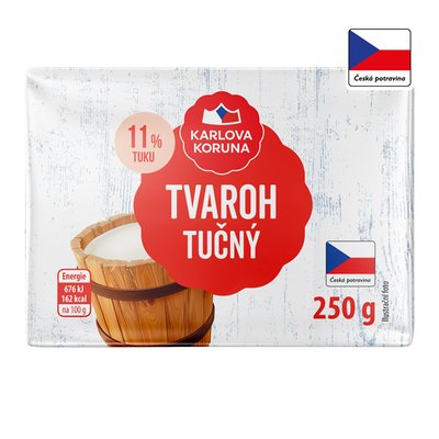 obrázek Tvaroh tučný 11% Karlova Koruna